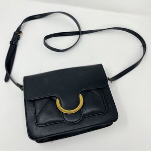 RACHEL ZOE CROSSBODY BAG IN BLACK AND GOLD